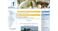 Desktop Screenshot of imker-oberpfalz.de